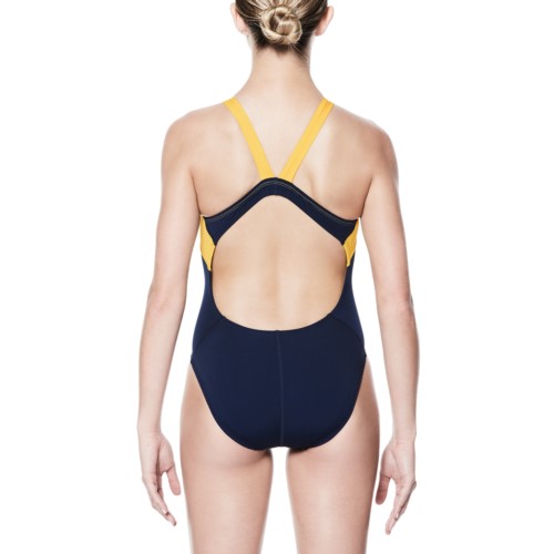 NIKE Poly Color Surge Fastback One Piece (Varsity Maize (705))